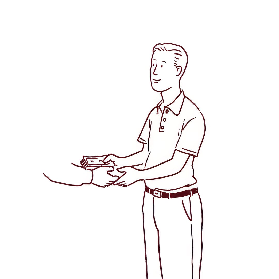 person, art, face, head, accessories, belt, drawing