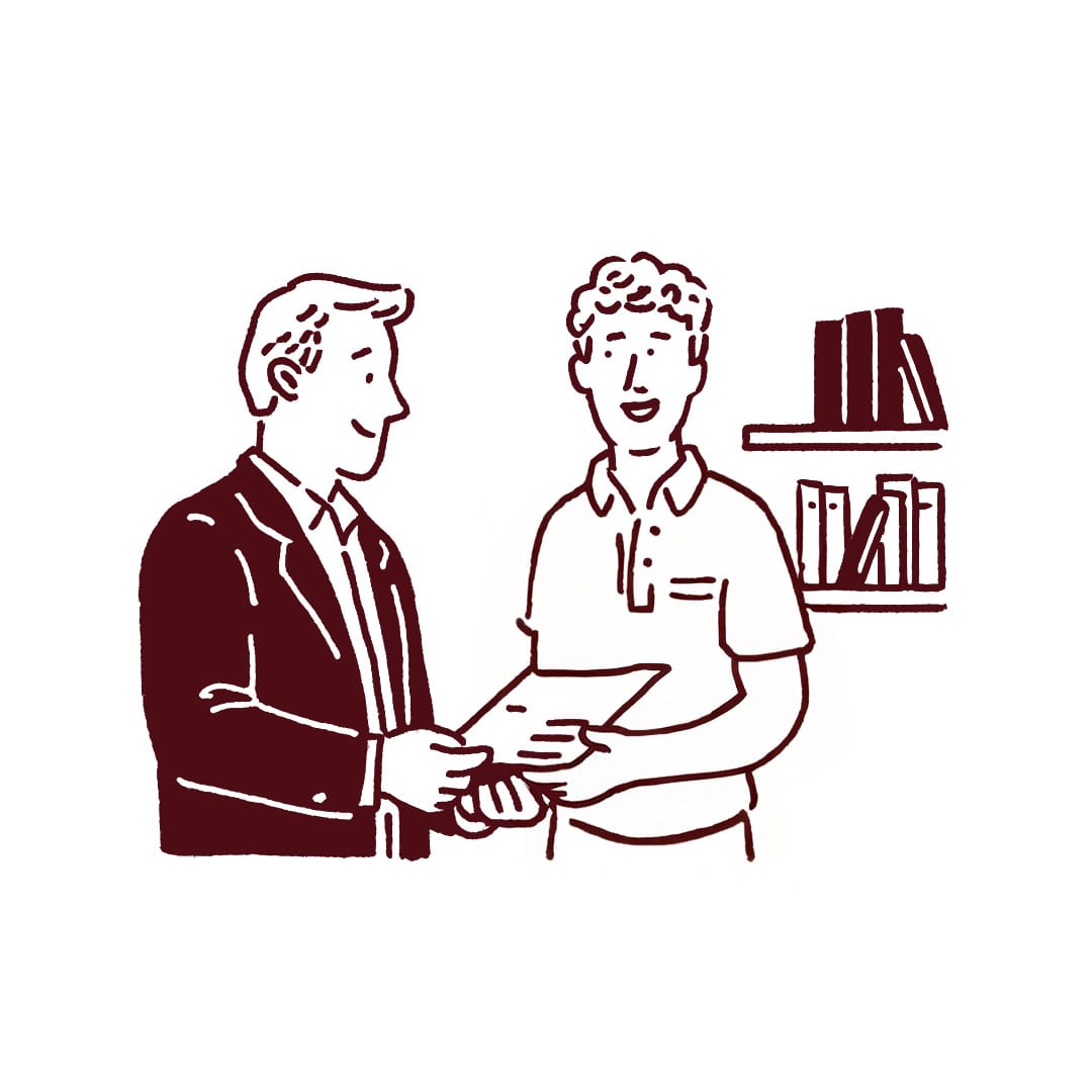 person, adult, male, man, stencil, face, head, conversation, interview, hand